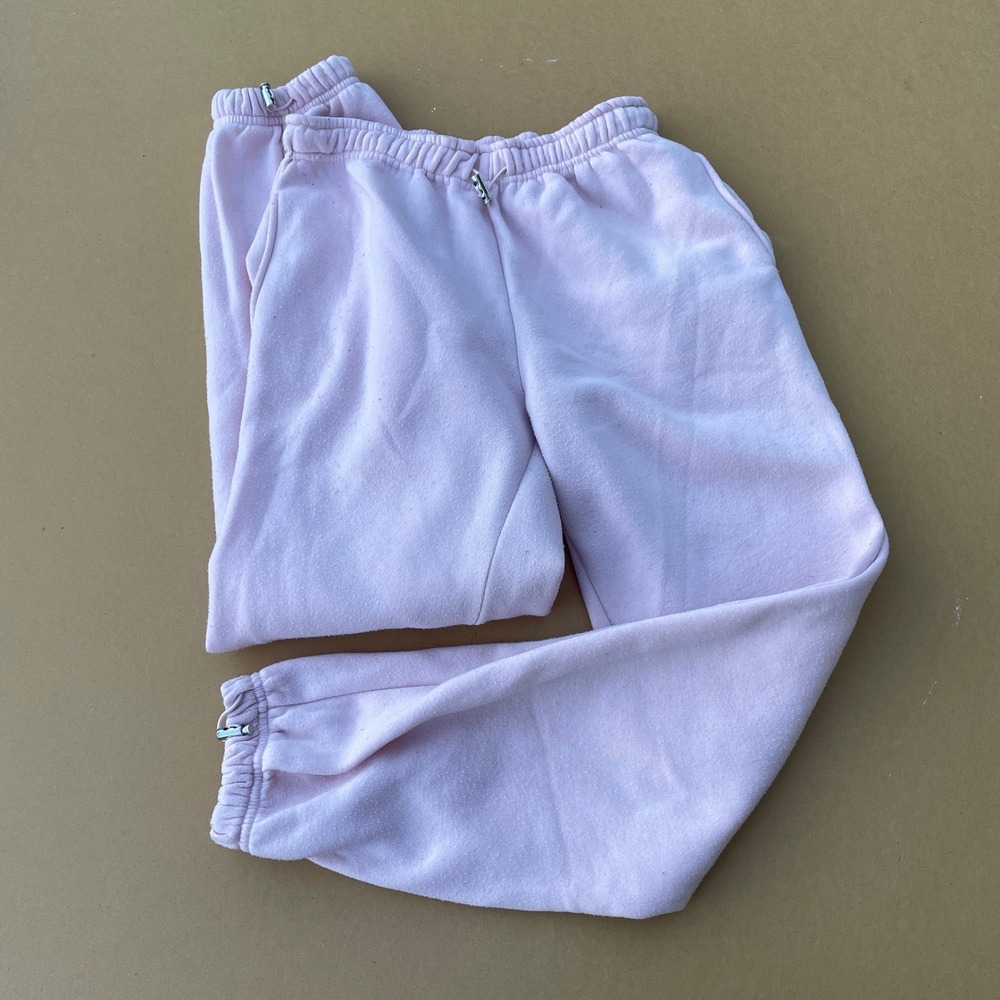 Faded Rose Essentials Sweatpants Women XS Pink Casual Joggers Fleece Pilling